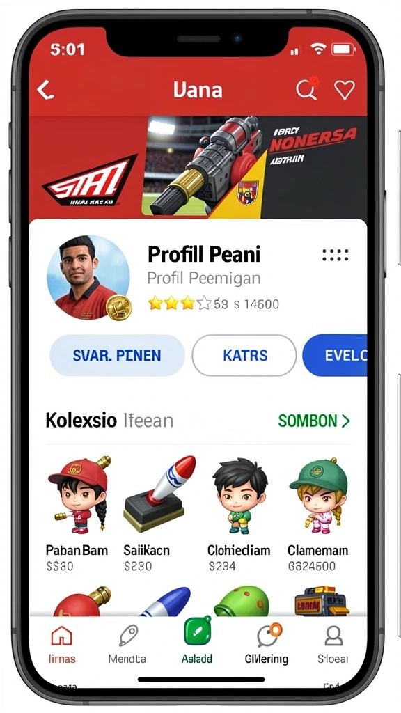 prg007 - Tampilan antarmuka yang user-friendly.